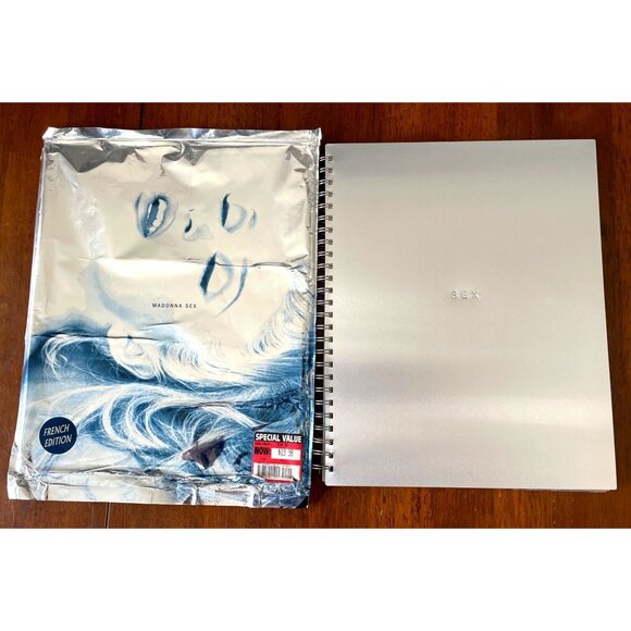 Madonna Sex Limited Edition Book French Edition 1992 Callaway Silver Cover - Picture 1 of 10